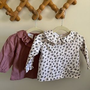 Bundle of two Zara baby shirts